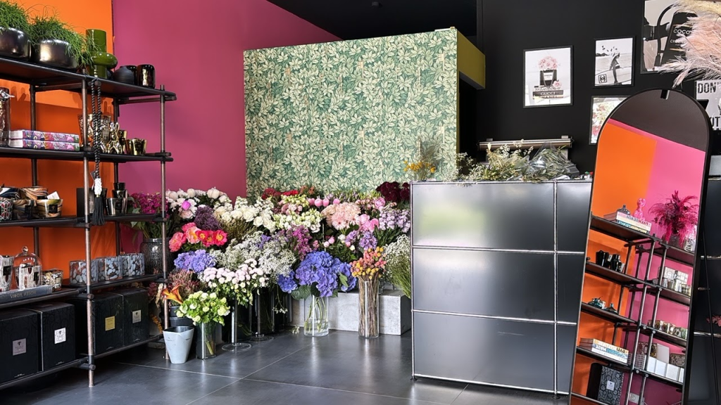Iman, estudiante de Gestión de Ventas en una floristería en&nbsp;Wiesbaden
